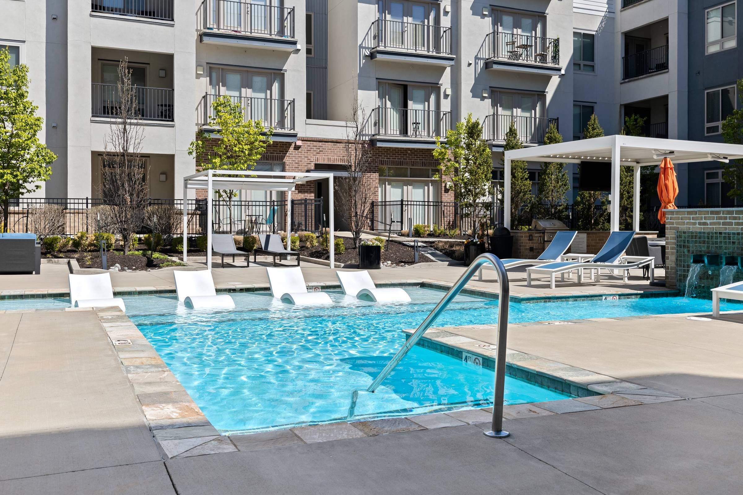 Avenue 80 apartments in Overland, KS pool resident amenity.